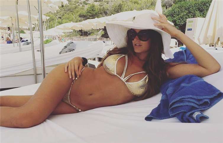 Christina Braun weiß sich mit ihrer Figur gekonnt in Szene zu setzen.Fotos: privat