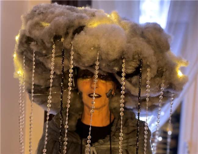Christine aus Remagen war als Gewitterwolke unterwegs. 