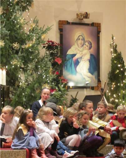 Christmette in der Pilgerkirche Schönsttt - 24.12.2015 um 16.30 Uhr.