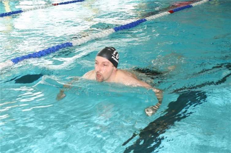 Christoph Haag in seinem Element.privat