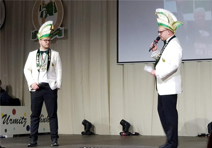 Christoph Krämer (1. Präsident) und Finn-Luca Bauer (2. Präsident) führten durch ein über 5 stündiges Programm.