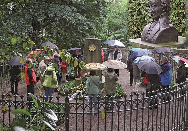 Christoph Martin Wielands Grabstätte.