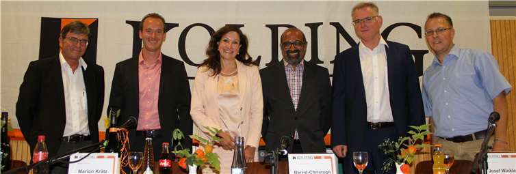 Christoph Matern, Claus Eschenauer, Marion Krätz, Josef Winkler, Uwe Bruchhäuser, Lars Hilgert (v.l.).MFU