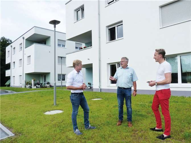 Christoph Schmitt, Hans Peter Ammel und Marc Ruland in Mendig. Foto: privat