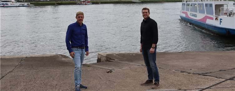 Christoph Schmitt (SPD Bundestagskadidat Wahlkreis 198), Martin Diedenhofen (SPD Bundestagskandidat Wahlkreis 197). Foto: privat