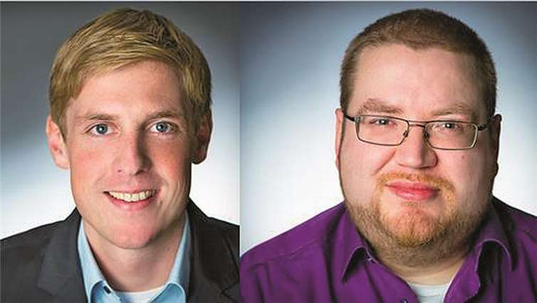 Christoph Schmitt und Jens Schäfer sind gewählt.privat