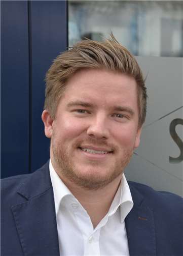 Christopher Menzel ist seit Jahresbeginn beim Sinziger Mineralbrunnen für Marketing und Public Relations verantwortlich. Foto: Sinziger Mineralbrunnen