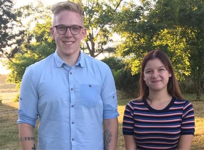 Clara Elsen und Maximilian Klump freuen sich über viele Mitstreiter. Foto: privat