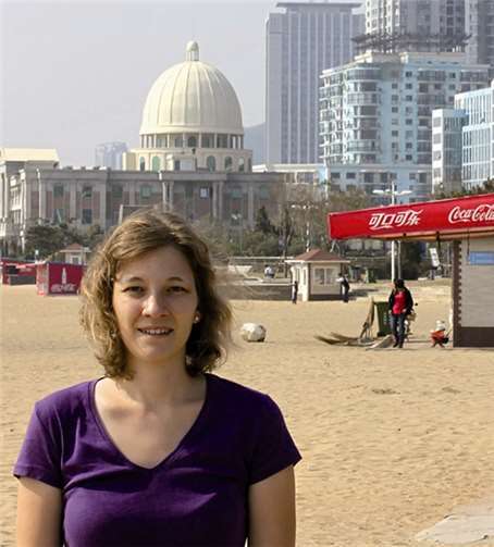 Claudia Schmidt studierte sechs Monate in China. privat