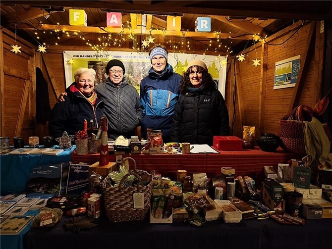 Claudia Thelen, Rudolf Kirwald, Max Seibert und Jasmin Sani. Foto: Renate Adams