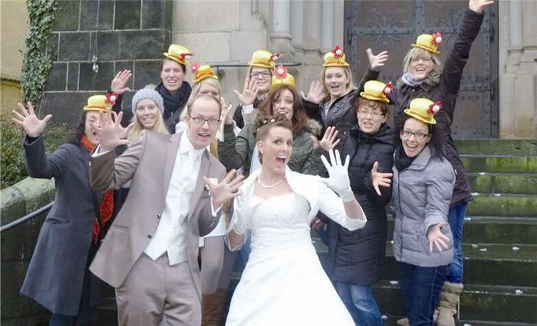 Claudia und Björn gaben sich am 12. Dezember 2012 das Jahr Wort. privat