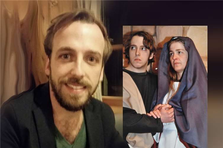 Claudio Civello - Hackenbruch stand bereits 1995 als Statist, 2000 als Diener des Pilatus und 2005 als Johannes auf der Passionsbühne.