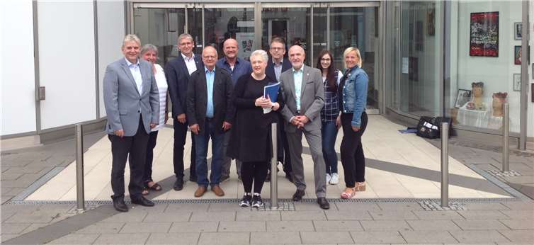 Claus Peitz, Barbara Vogt, Martin Neudecker, Rüdiger Schäfer, Friedhelm Henn, Nicole Anker, Christian Heller, Alfred Adams, Stefanie Rabbels und Anja Niemann. Foto: privat