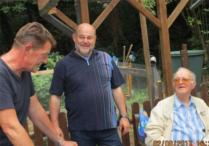 Claus-Peter Krah, Günter Martin und Horst Zlobinski (Ehrenvorsitzender SPD-AG 60plus im Kreis AW). Privat