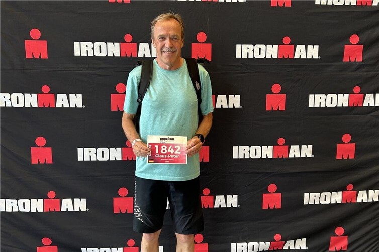 Claus-Peter Vogel vor dem Start im Kraichgau