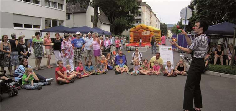 Clown Arto sorgte für Abwechslung und einige Lacher.  BSB