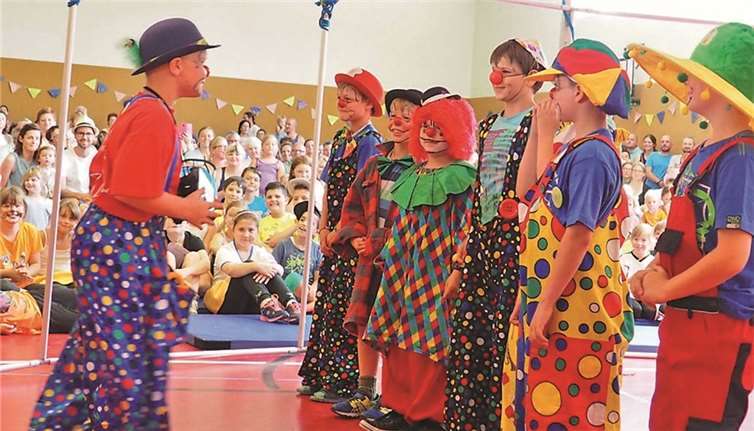 Clowns dürfen in keinem Zirkus fehlen.privat