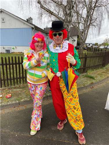 Clowns durften natürlich nicht fehlen.