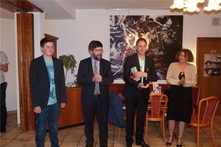 Cochems Stadtbürgermeister Wolfgang Lambertz, Herbert Budweg und Sabine Dewald übernahmen die Begrüßung bei der Ausstellungseröffnung.red