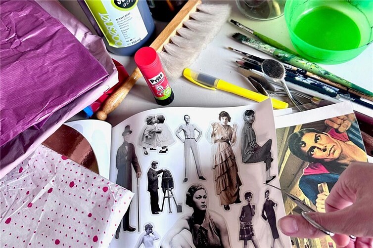 CollageArt-Workshop im Kunstpavillon Burgbrohl