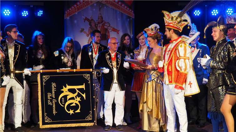 Confluentia Rebecca übernahm die Taufe der neuen Standarte.