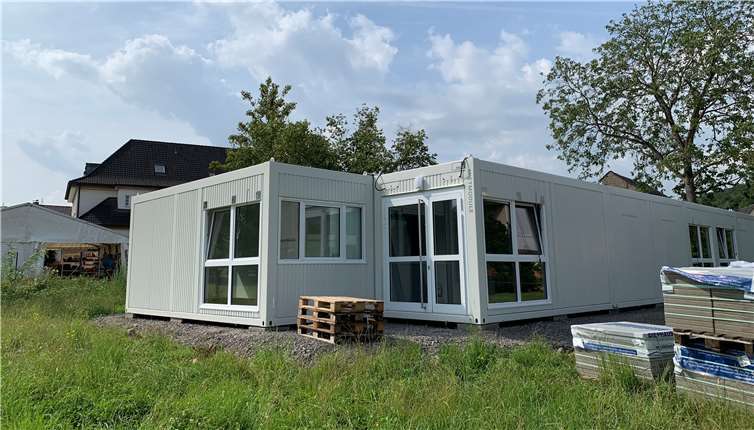 Container an der Jahnwiese. Foto: ROB