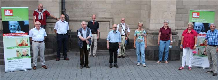 Corona ist für alle eine Herausforderung. Auch bei der Mitgliederversammlung achtete der SKFM auf die erforderliche Abstandsregel.Foto: Ralph Seeger