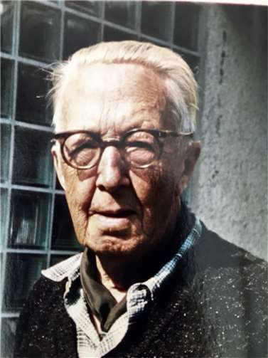 Curt Drewes im Alter.