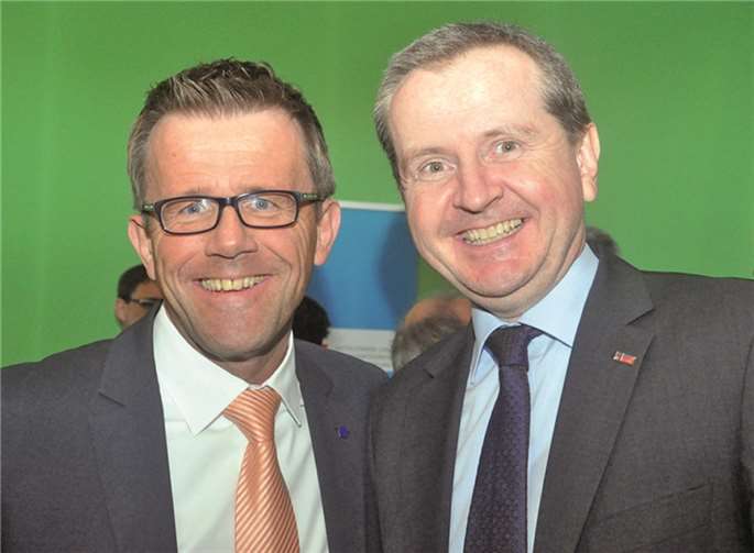 DEHOGA-Präsident Gereon Haumann (l.) und MIT-Kreisvorsitzender Jörg Meurer.MIT CDU