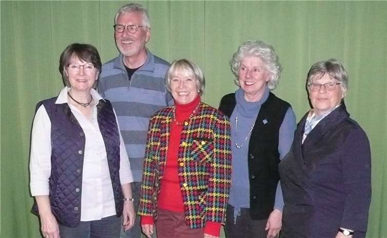 DIE BRÜCKE: Ellen Prehn, Heiner Prehn, Dr. Otti Stein, Sabine Vollwerth, Sigrid Burkart (v. l.).privat