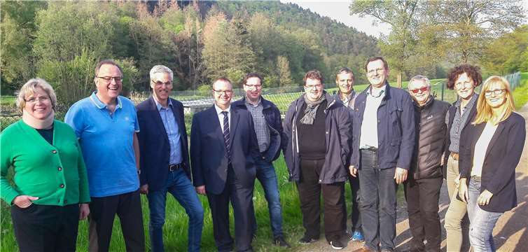 DIe Christdemokraten informierten sich vor Ort. Foto: CDU