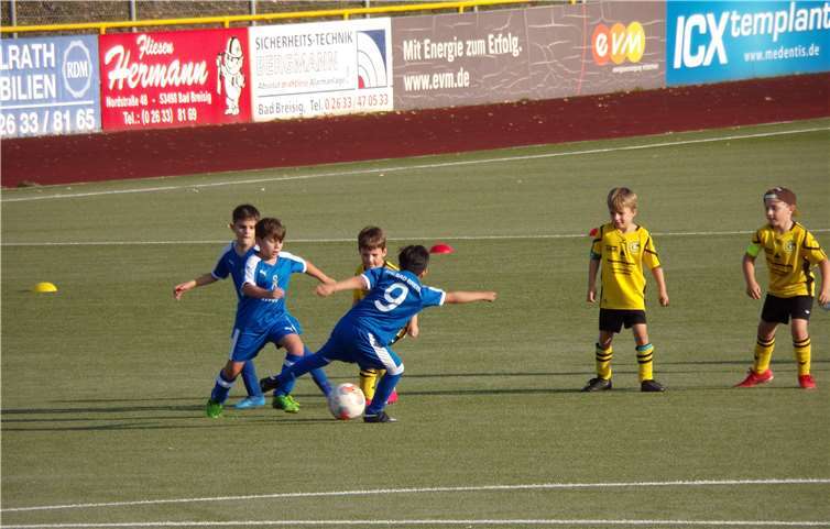DIe F-Jugend zeigte ein gutes Spiel. Foto: privat