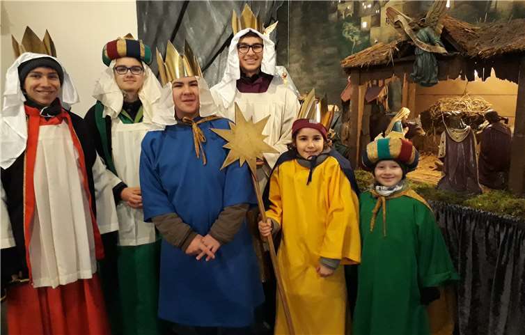 DIe Sternsinger in Gondorf sammelten für den guten Zweck.Privat