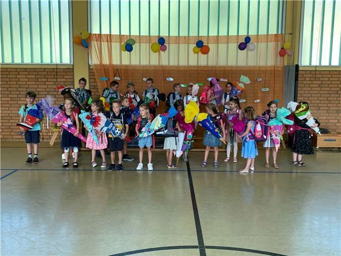 DIe neuen Schulkinder in Bruttig-Fankel. Foto: privat