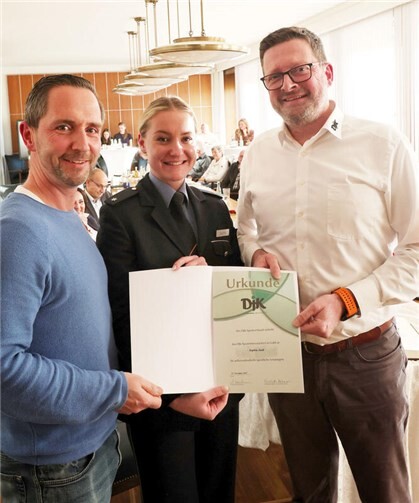 DJK-Ehrung für Sophia Junk zum Gewinn der WM Bronze Medaille.  Foto: privat