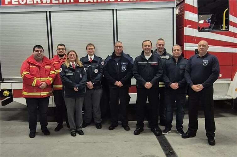 DRK, DLRG, THW und die Feuerwehren Lahnstein und Zschimmer & Schwarz treffen sich regelmäßig. Foto: Stadtverwaltung Lahnstein