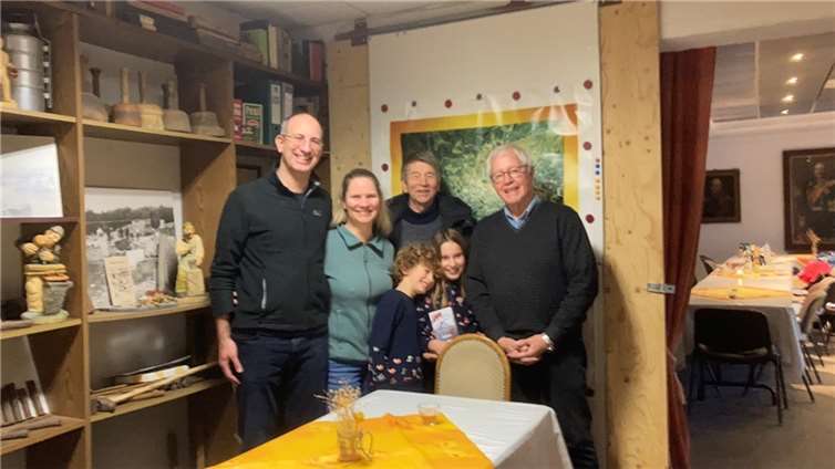 DVG-Mitbegründer Heinz Lempertz (re.) und Ex-Landrat Albert Berg-Winters (Mitte).  Foto: privat