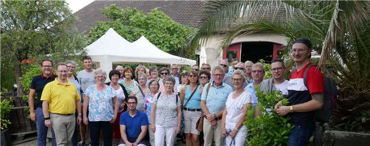Da Hambacher Schloss war das erste Ziel der Gruppe, danach erkundigte man u.a. die Altstadt. Foto: privat