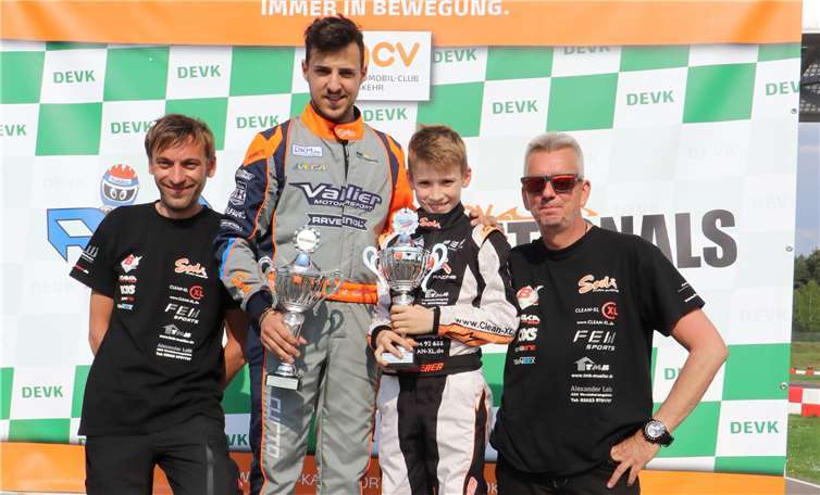 Da fühlt Enrico sich wohl: Auf dem höchsten Podest des Siegertreppchens.Unterstützt von seinem starken Team hat er wieder tolle Leistungen abgeliefert.