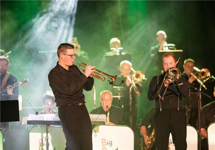 Da ist für jeden etwas dabei - von der Rhythmusgruppe bis zu den Bläsern.