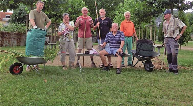 Da kam wieder einiges zusammen, doch am Ende des Tages waren sich die Mitglieder des Verschönerungsvereins einig - die Arbeit hat sich gelohnt. privat
