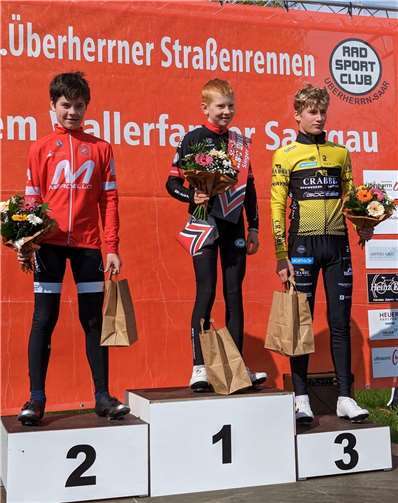 Daan Ensenbach erreichte bei der Jungen-Konkurrenz U15 in Überherrn ebenfalls einen schönen zweiten Platz. Foto: Familie Ensenbach