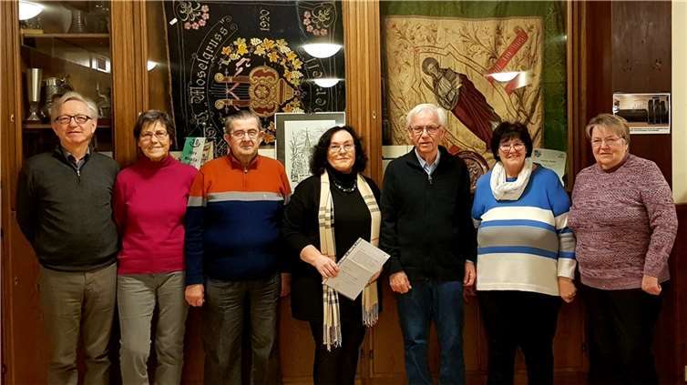 Dagmar Junge, Hanne Rausch, Gottfried Thelen, Christel Laux, Erich Junge, Hildegunde Schäfer und Michael Thelen.  Fotos: privat