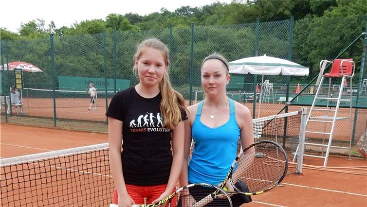 Damen-Finale: Lena Klein (links) siegte gegen Lina Werth.