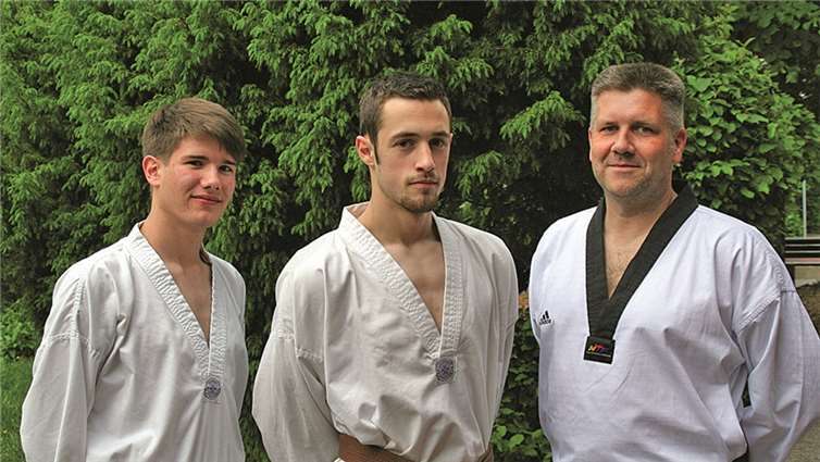 Dan-Team Milan Dung, Wolfhard Klein, Martin Grauer (v.l.).