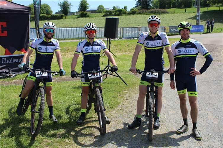 Daniel Heckmann, Harry Heckmann, Tobias Janke und Carlo Dindorf. Fotos: privat