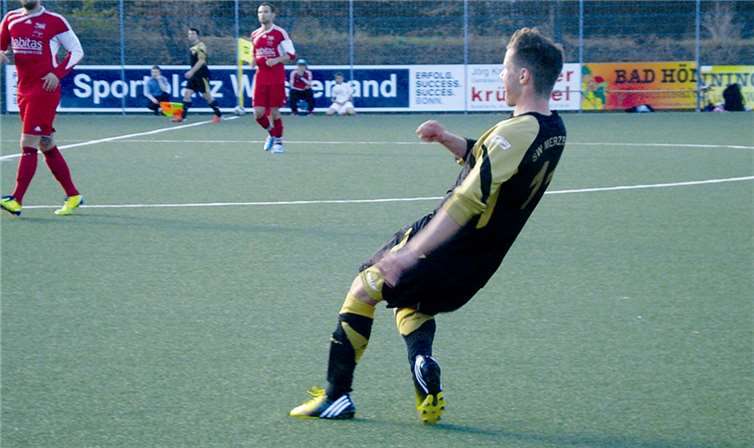 Daniel Moll erzielte den Treffer zum 1:0 durch Elfmeter.privat