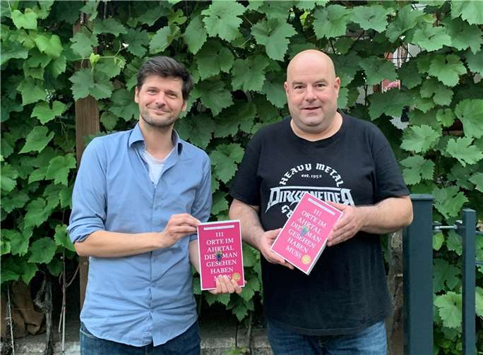 Daniel Robbel (l.) und Dirk Unschuld laden zur Entdeckungsreise an die Ahr ein.  Foto: privat