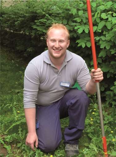 Daniel bei seiner Lieblingsbeschäftigung. privat