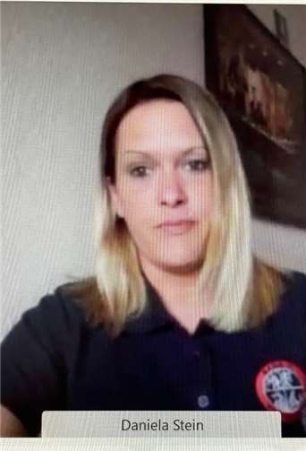 Daniela Stein wurde für ihr Engagement gewürdigt. Fotos: privat